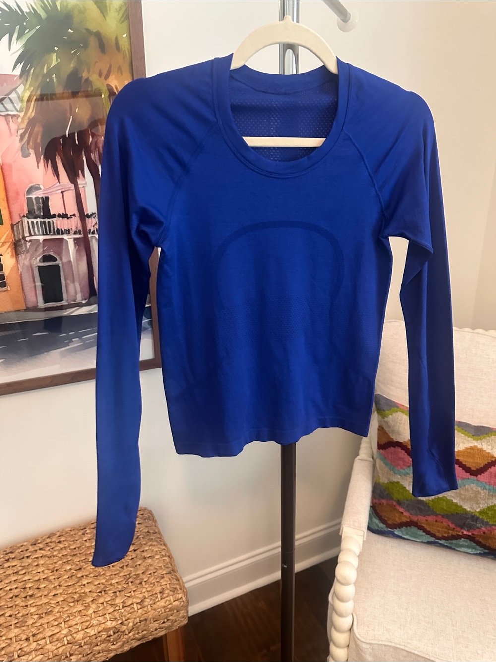 lululemon athletica Deep Blue Long-Sleeve Active Tee